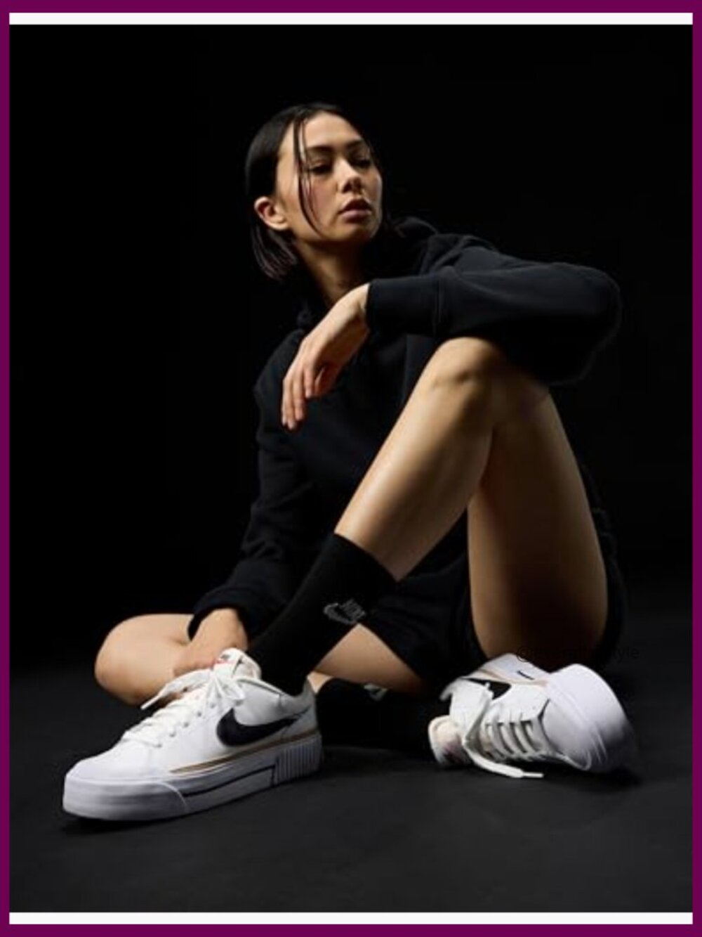 Platform Midsole Fashion Sneakers, All Day Traction, Padded Collar - Picture 2 of 7